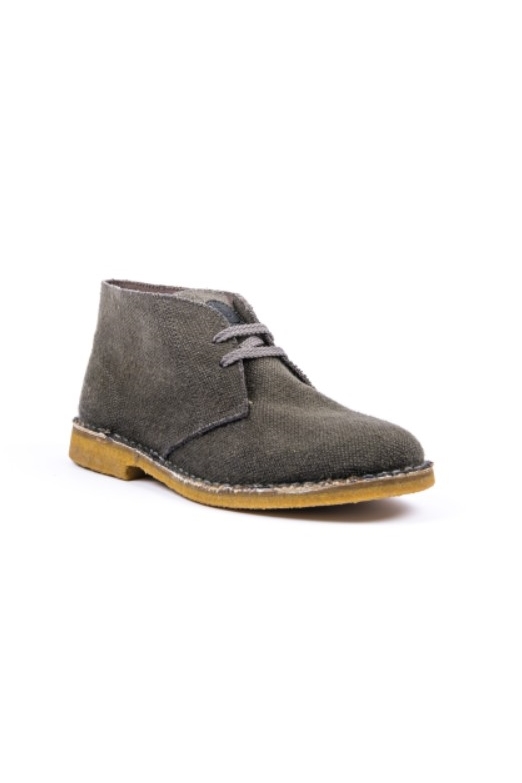 19385 - Herren vegan Desert Boots Anthrazit Dunkelgrau